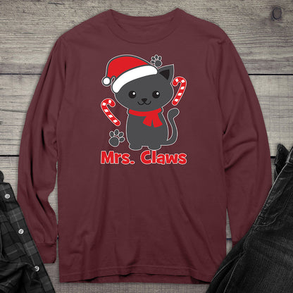 Mrs. Claws Long Sleeve Tee
