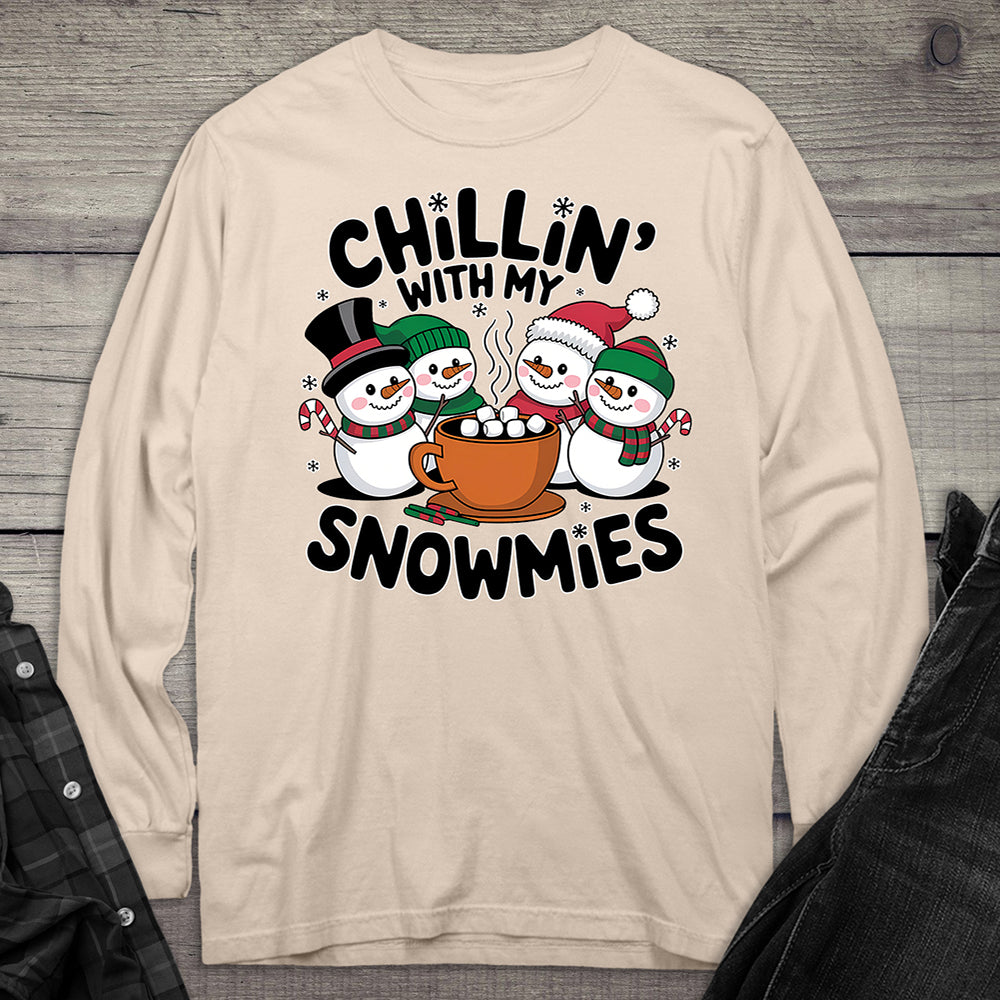 Chillin’ With My Snowmies Long Sleeve Tee