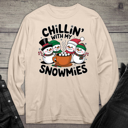 Chillin’ With My Snowmies Long Sleeve Tee
