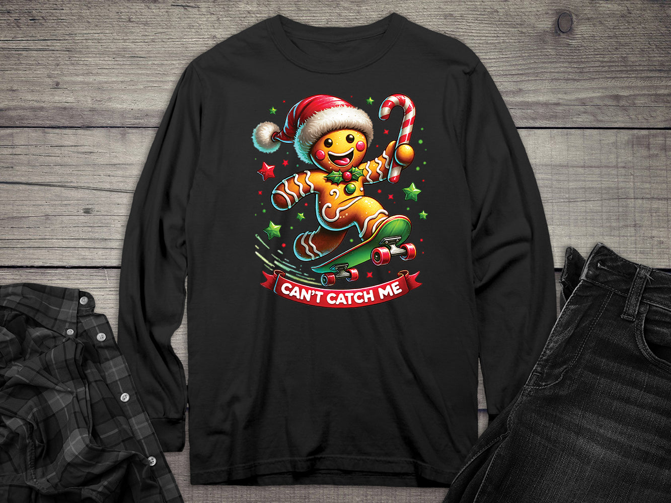 Can’t Catch Me Long Sleeve Tee