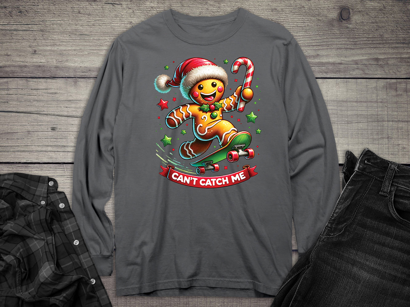 Can’t Catch Me Long Sleeve Tee