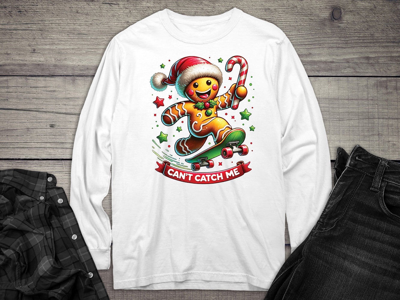 Can’t Catch Me Long Sleeve Tee