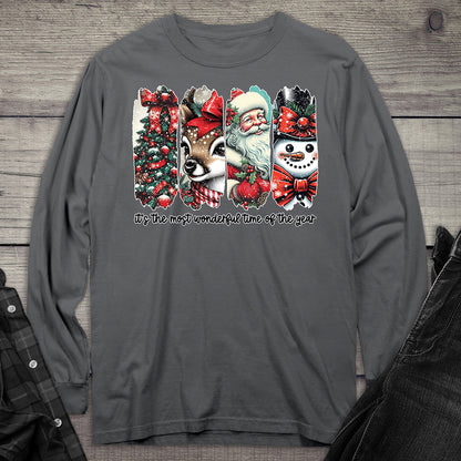 Wonderful Time Quad Long Sleeve Tee