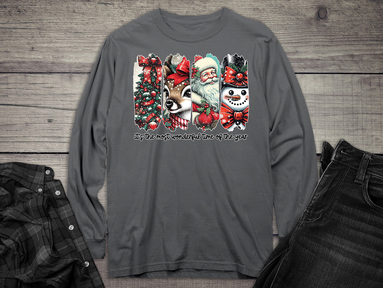 Wonderful Time Quad Long Sleeve Tee