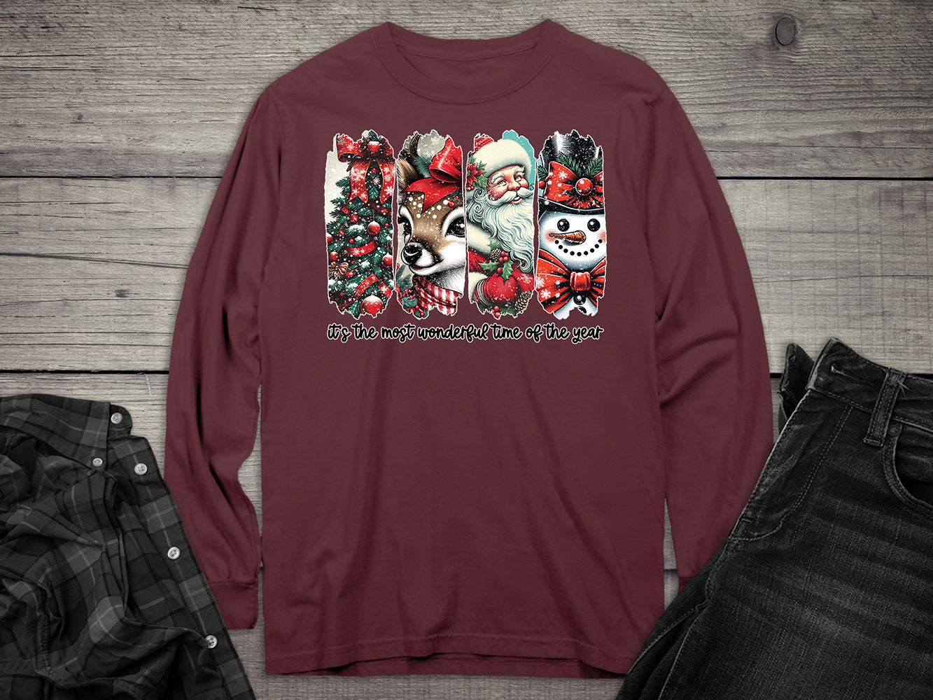 Wonderful Time Quad Long Sleeve Tee