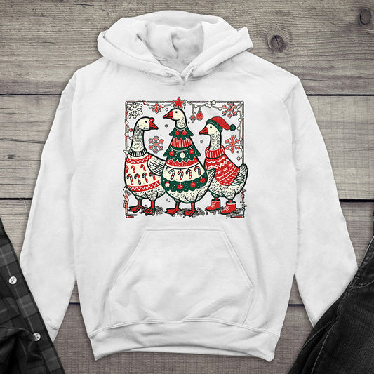 Christmas Geese Hoodie