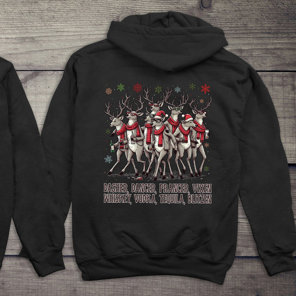 Reindeer Drinking Hoodie