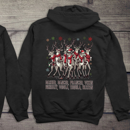 Reindeer Drinking Hoodie