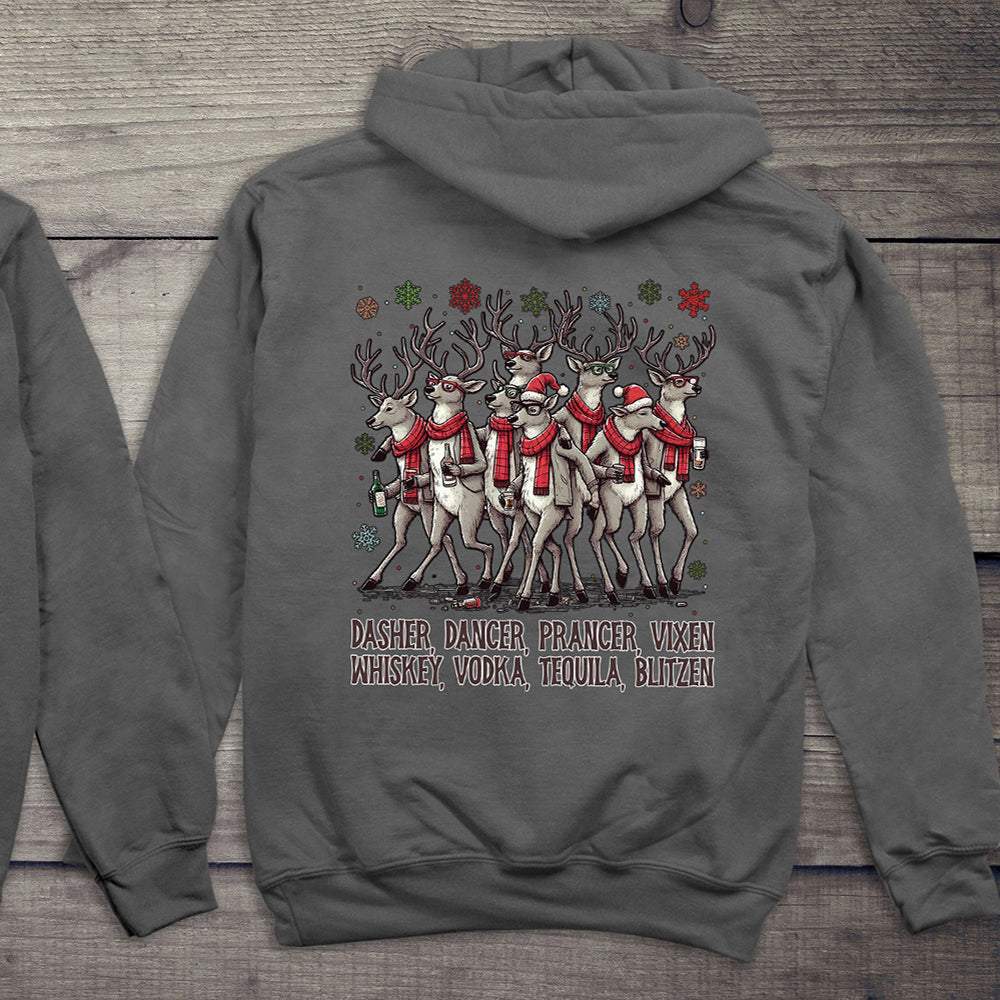 Reindeer Drinking Hoodie