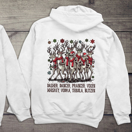 Reindeer Drinking Hoodie