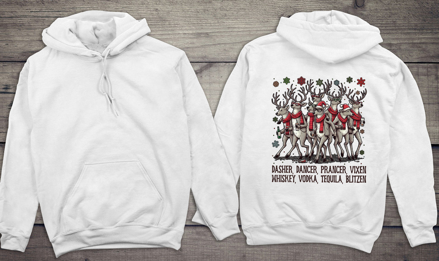 Reindeer Drinking Hoodie