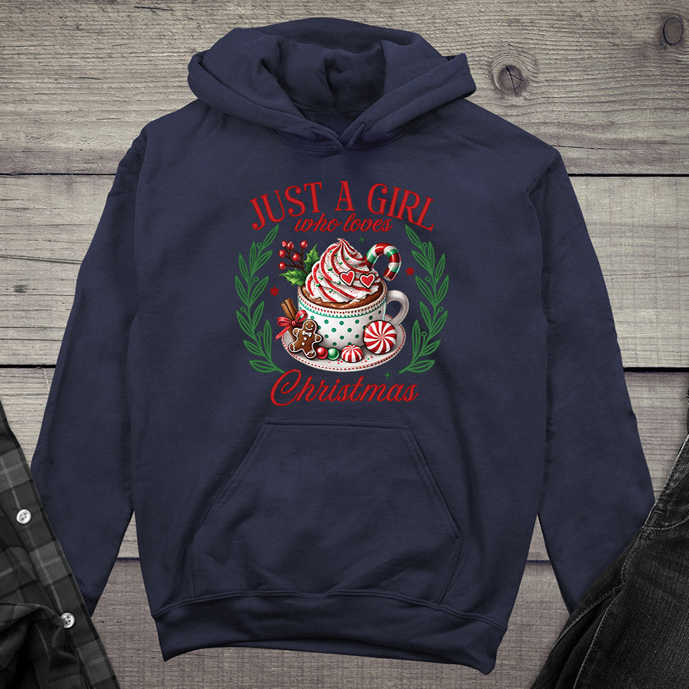 Girl Who Loves Christmas Cocoa Hoodie