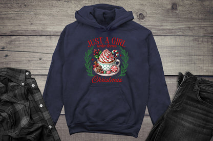 Girl Who Loves Christmas Cocoa Hoodie