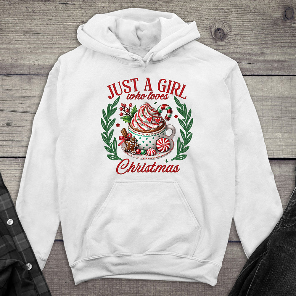 Girl Who Loves Christmas Cocoa Hoodie