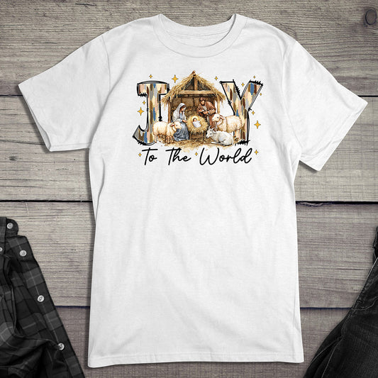 Joy To The World Manger T-Shirt