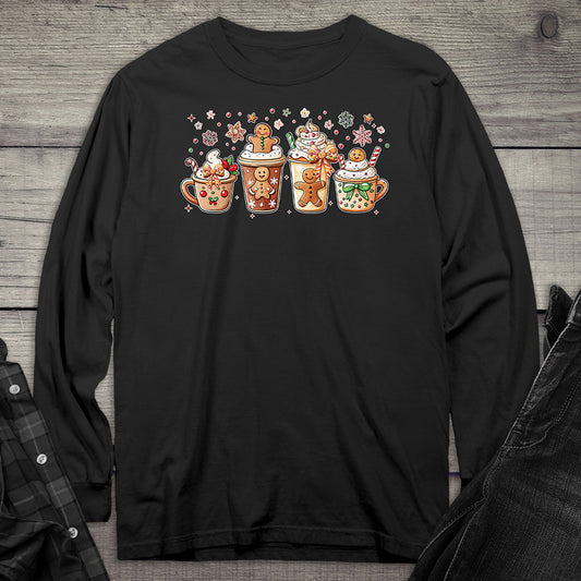 Christmas Drinks Long Sleeve Tee