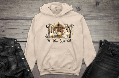 Joy To The World Manger Hoodie