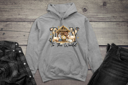 Joy To The World Manger Hoodie