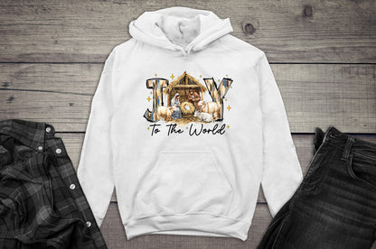 Joy To The World Manger Hoodie