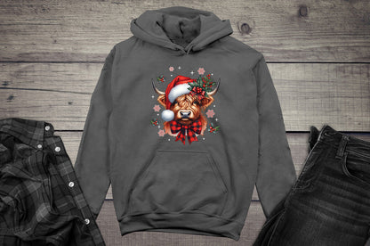 Christmas Holly Cow Hoodie