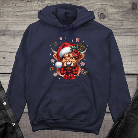 Christmas Holly Cow Hoodie