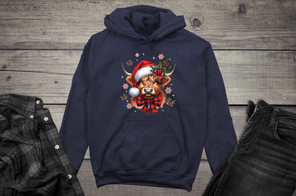 Christmas Holly Cow Hoodie