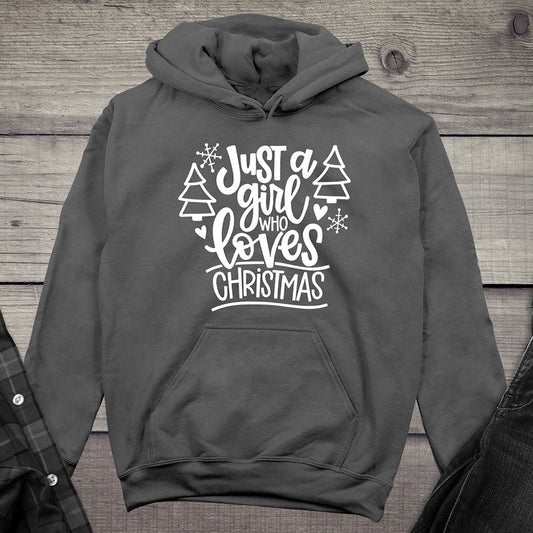 Just A Girl Who Loves Christmas Hoodie