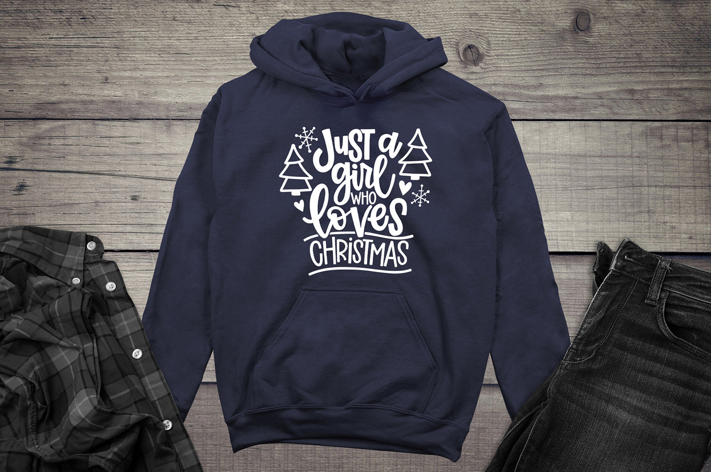 Just A Girl Who Loves Christmas Hoodie