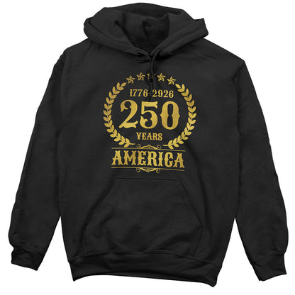 250 Years America Gold Hoodie
