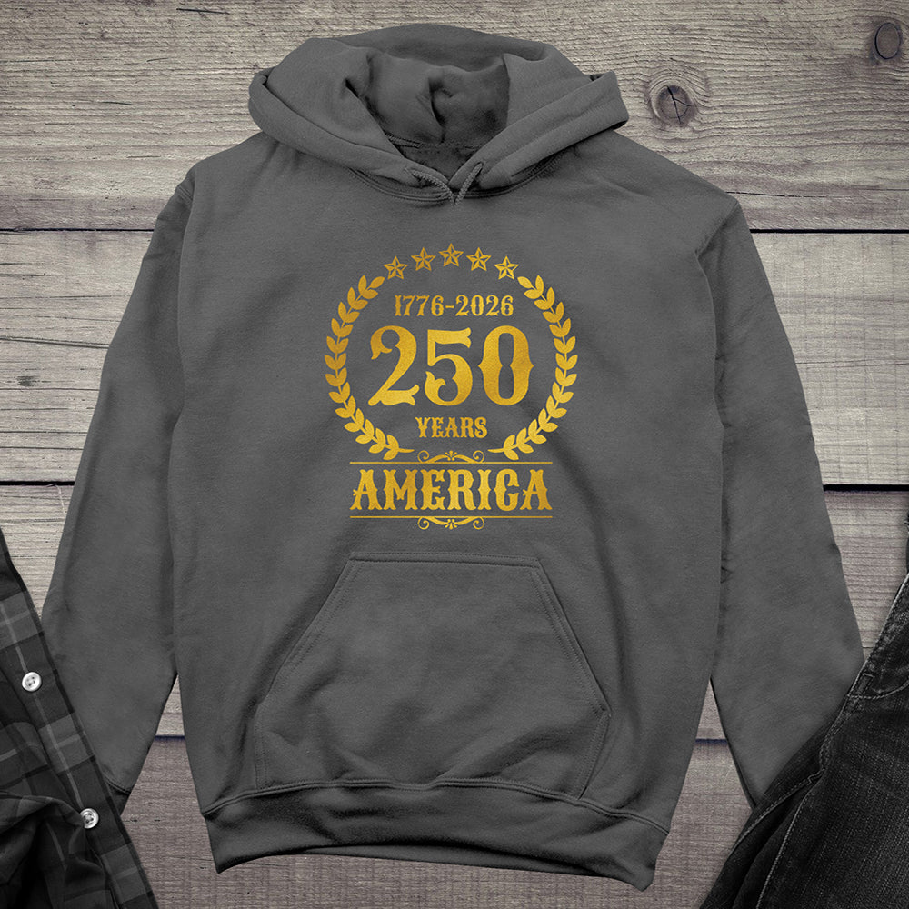 250 Years America Gold Hoodie