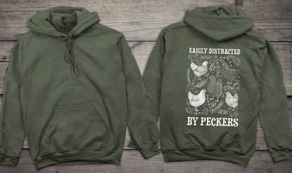 Easily Distracted By Peckers Hoodie