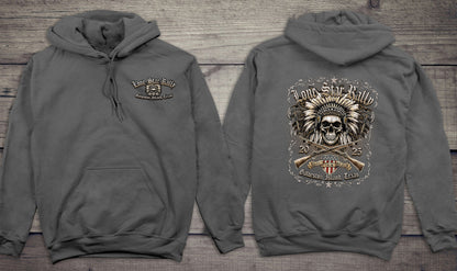 Lone Star Chief Skull Hoodie