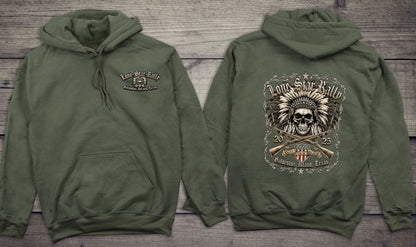 Lone Star Chief Skull Hoodie