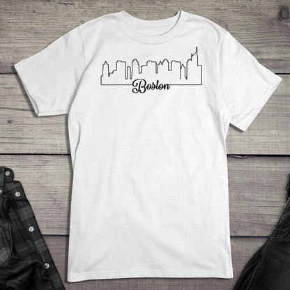 Boston Outlines T-Shirt