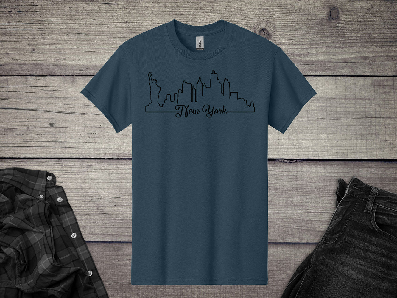 New York Outlines T-Shirt