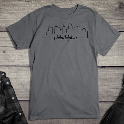Philadelphia Outlines T-Shirt
