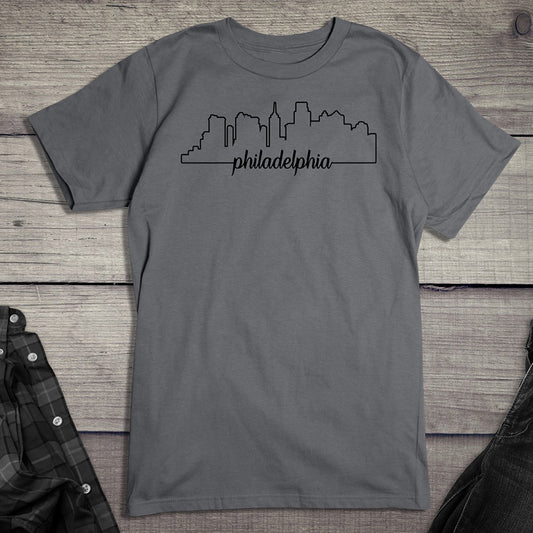 Philadelphia Outlines T-Shirt