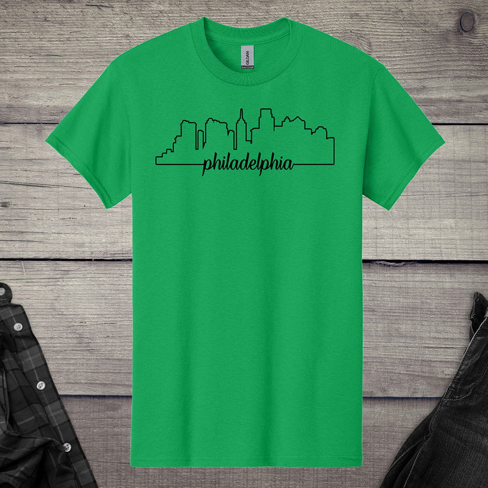 Philadelphia Outlines T-Shirt