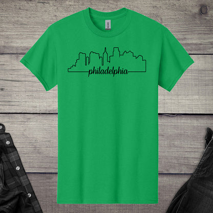 Philadelphia Outlines T-Shirt