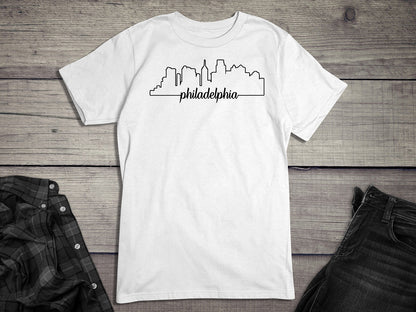 Philadelphia Outlines T-Shirt