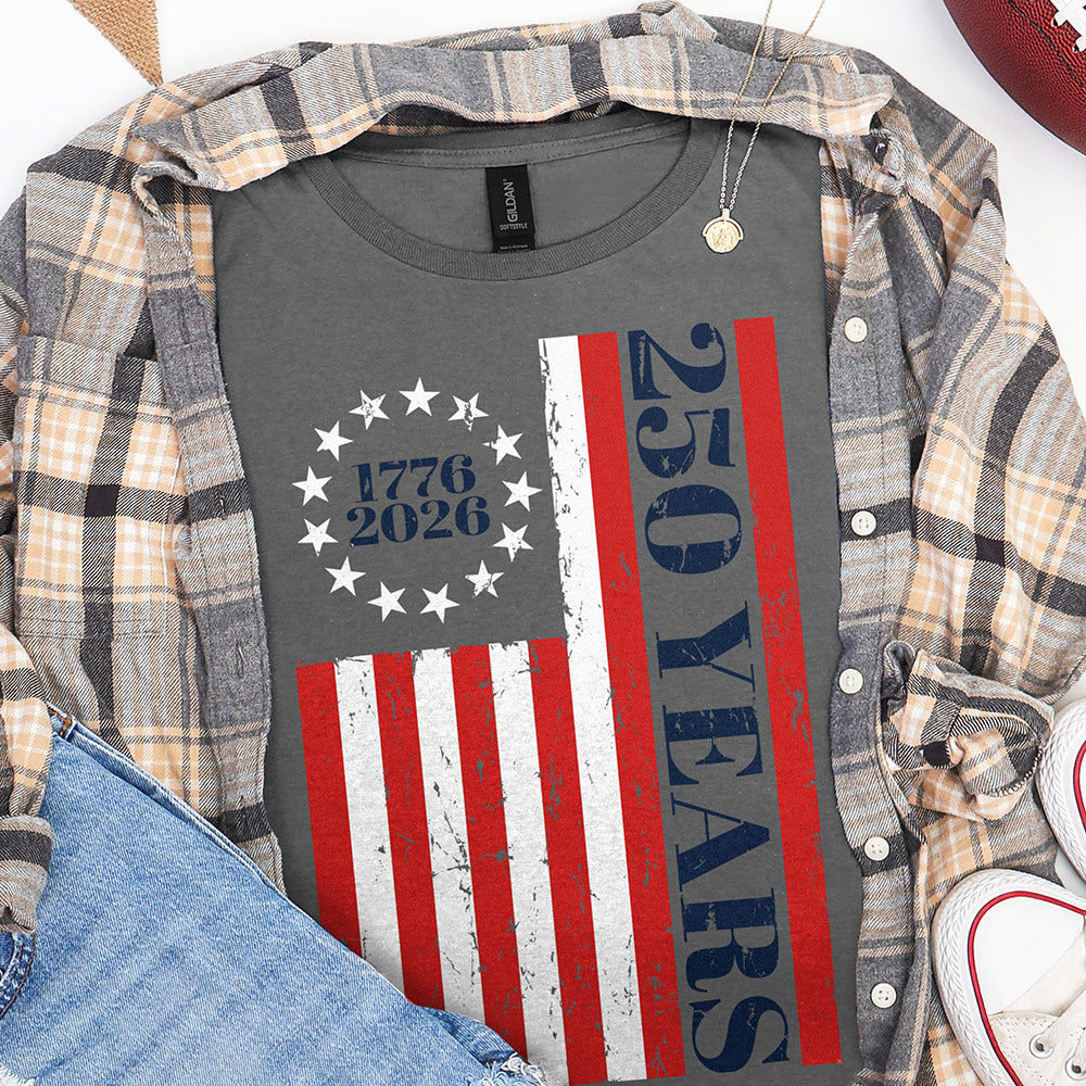 USA 250 Years Flag Perfect Tri T-Shirt