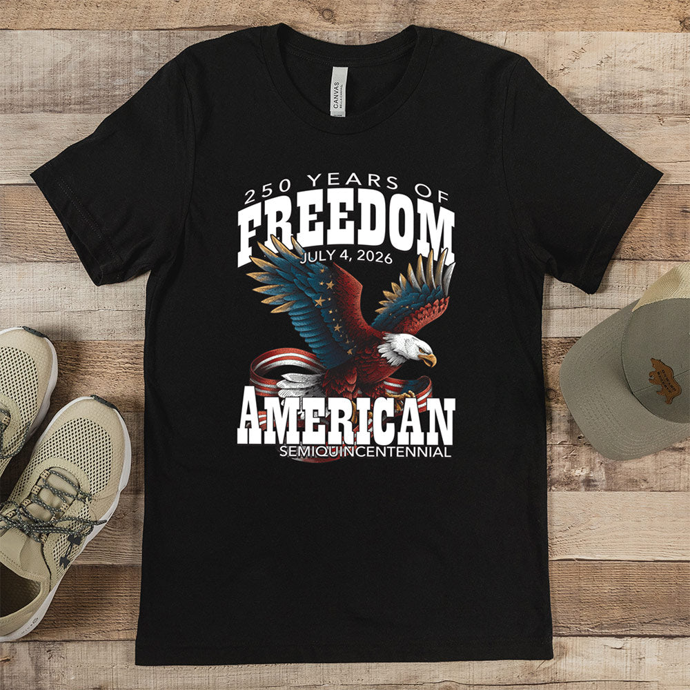 250 Years Of Freedom Perfect Tri T-Shirt
