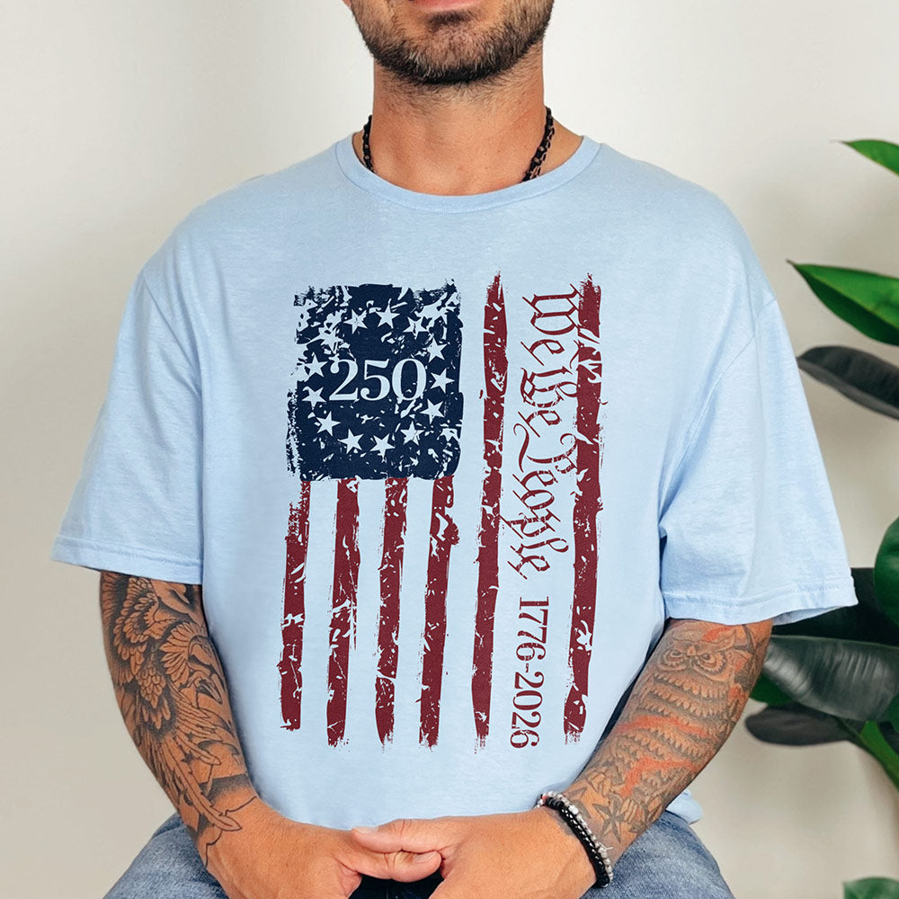 We The People 250 Flag Perfect Tri T-Shirt