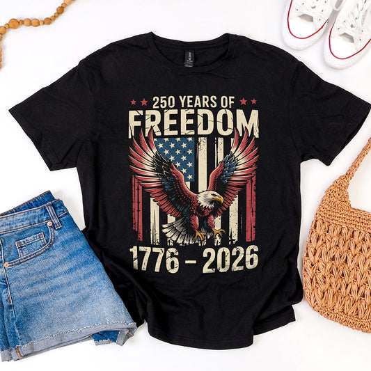 250 Years Eagle Flag Perfect Tri T-Shirt