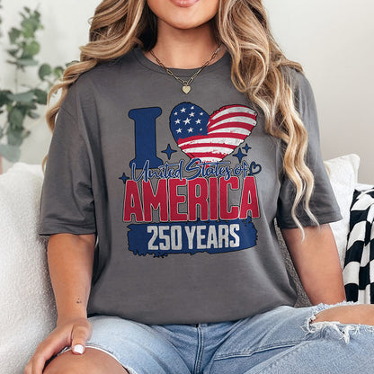 I Heart America 250 Perfect Tri T-Shirt