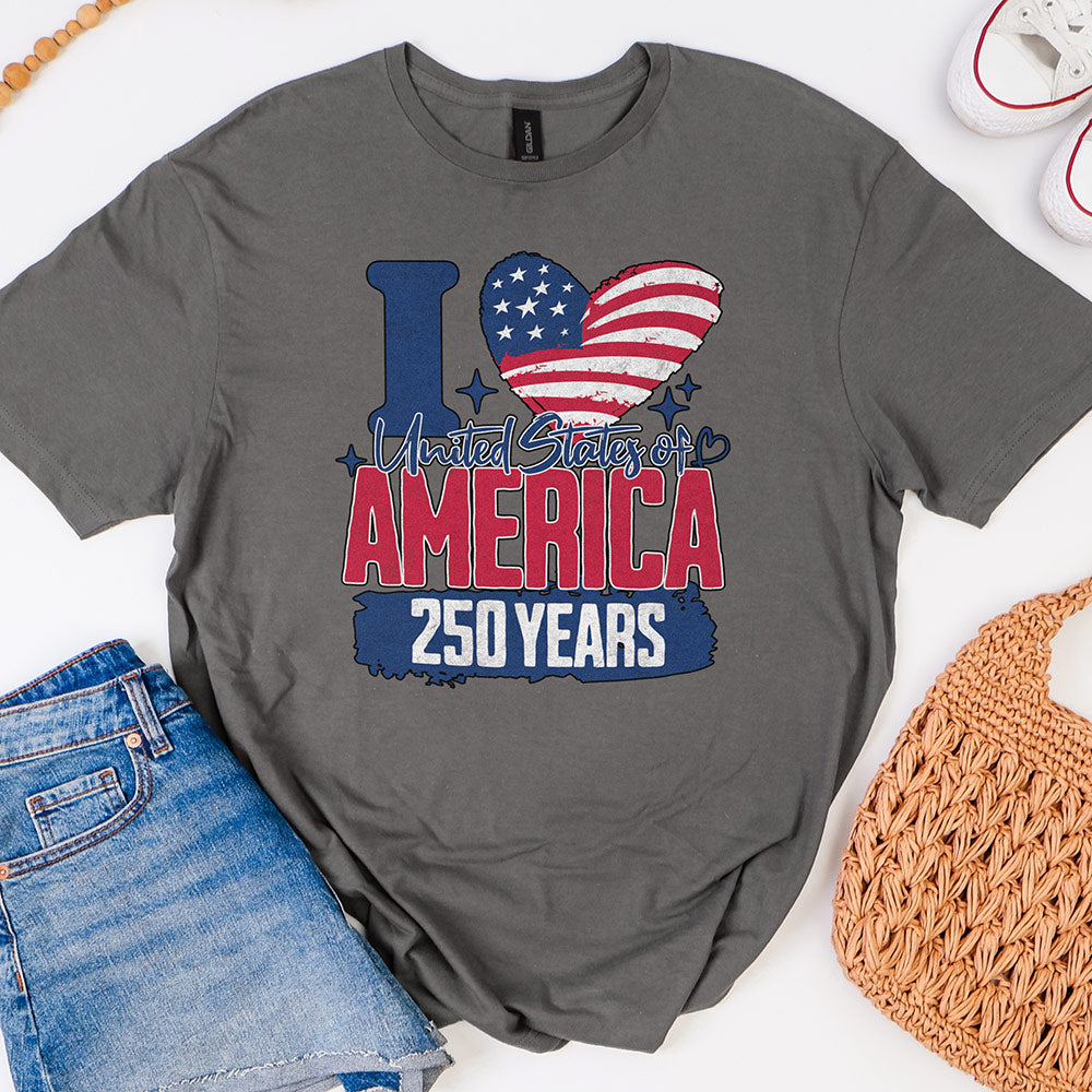 I Heart America 250 Perfect Tri T-Shirt
