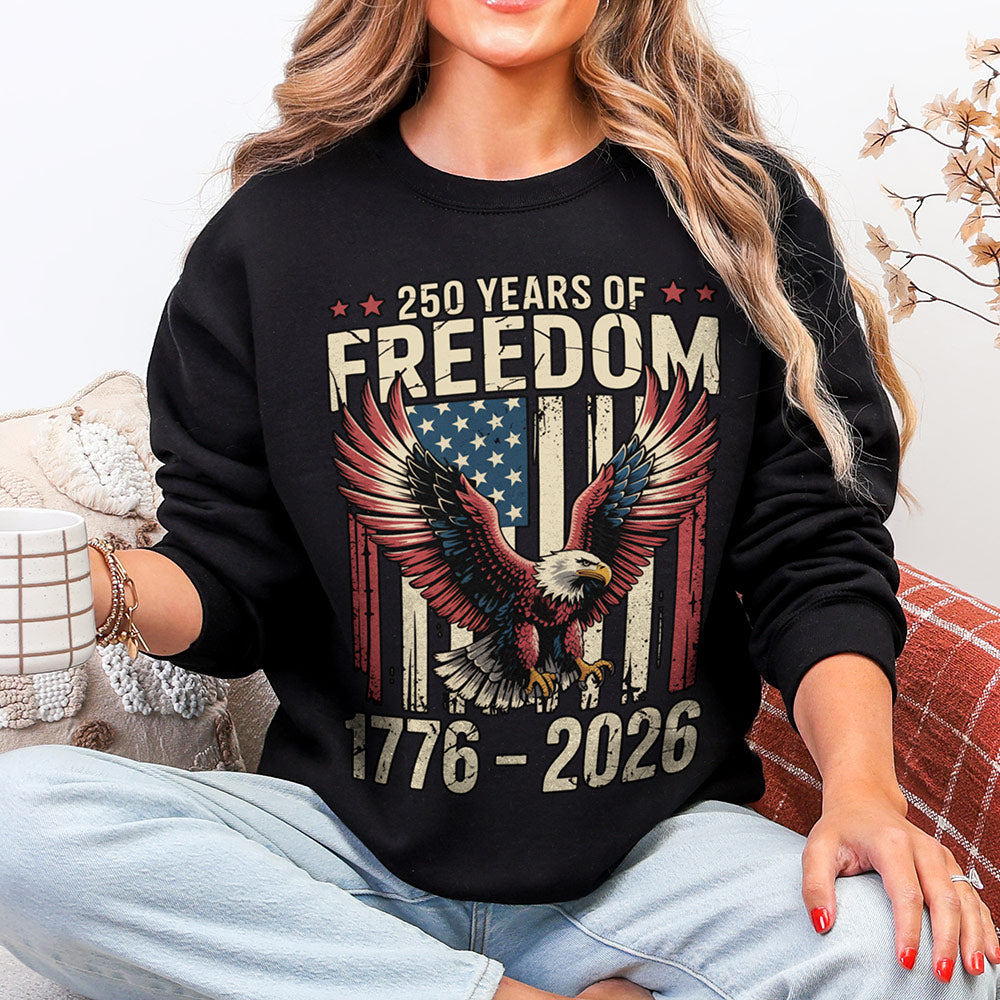250 Years Eagle Flag Sweatshirt