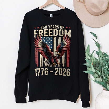 250 Years Eagle Flag Sweatshirt