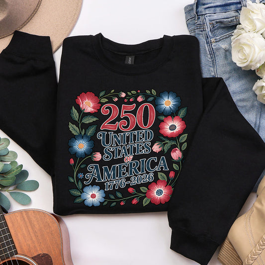 250 Years Flowers Sweatshirt