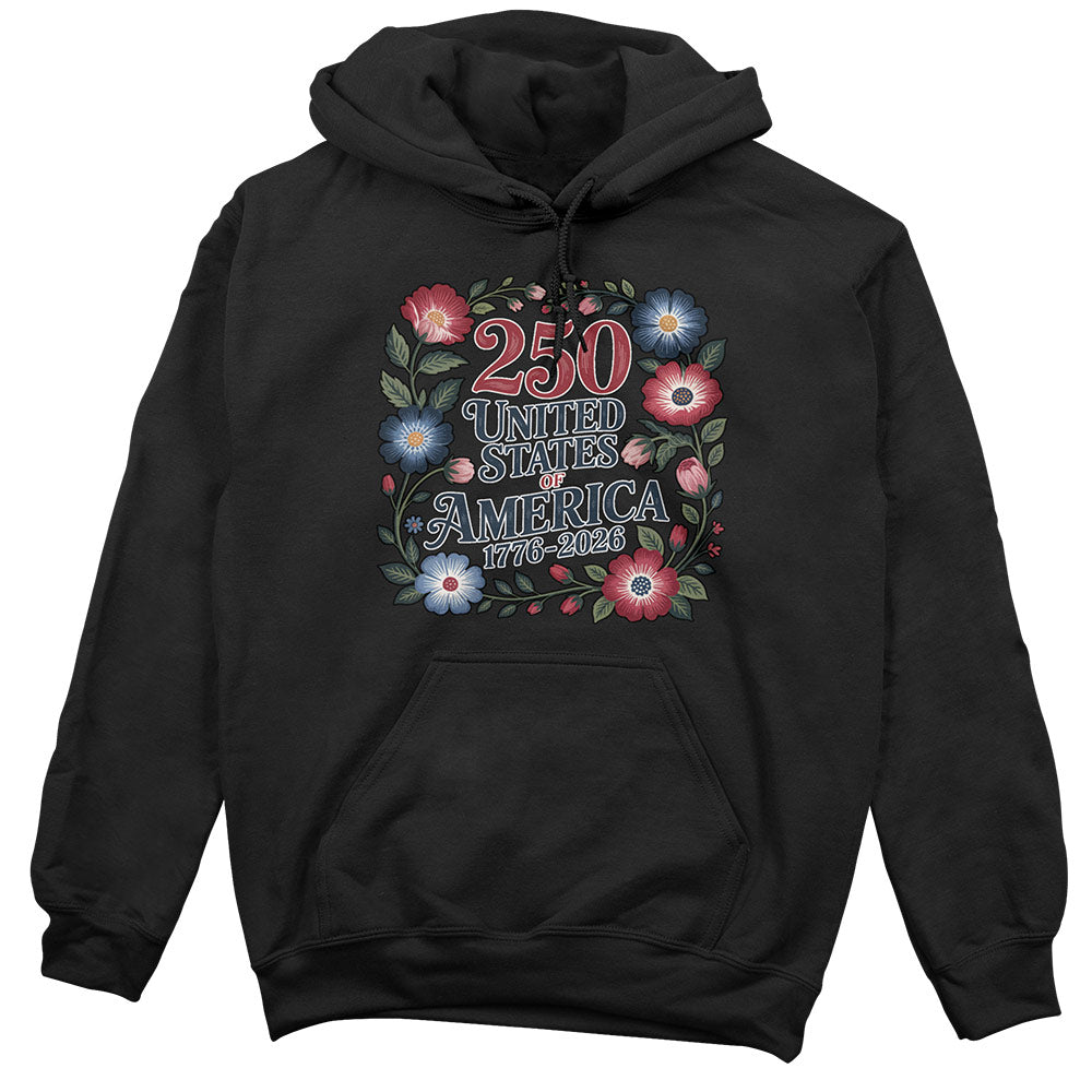 250 Years Flowers Hoodie